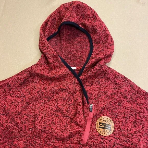Mount Snow Vermont Pullover Sweater Women's M Medium Polyester Hoodie 1/4 Zip‎ - Picture 2 of 8